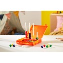 Valigetta Abaco colorata base Educativo Didattico Bambini scuola pallottoliere