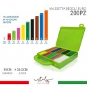 VALIGETTA REGOLI COLORATI PEZZI 200 GIOCO DIDATTICO PER CALCOLO E SCOMPOSIZIONE
