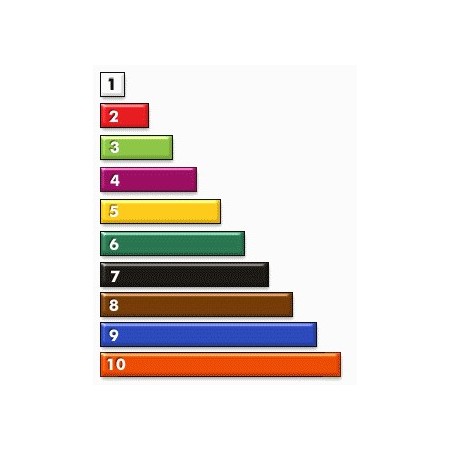 VALIGETTA REGOLI COLORATI PEZZI 200 GIOCO DIDATTICO PER CALCOLO E SCOMPOSIZIONE