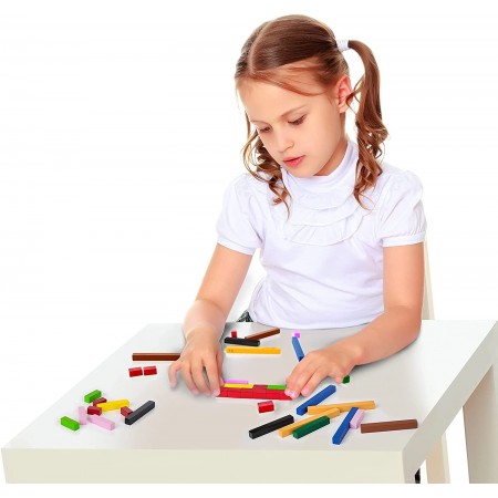 VALIGETTA REGOLI COLORATI PEZZI 200 GIOCO DIDATTICO PER CALCOLO E SCOMPOSIZIONE