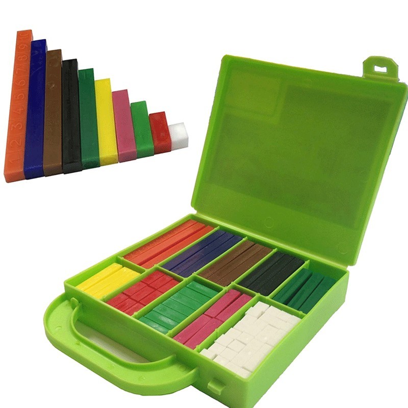 VALIGETTA REGOLI COLORATI PEZZI 200 GIOCO DIDATTICO PER CALCOLO E SCOMPOSIZIONE