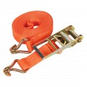 Fascia cinghia con tenditore portapacchi ganci a J uncino cricchetto 10M