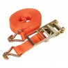 Fascia cinghia con tenditore portapacchi ganci a J uncino cricchetto 10M