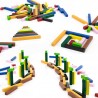 Hongu VALIGETTA REGOLI COLORATI PEZZI 200 GIOCO DIDATTICO PER CALCO...