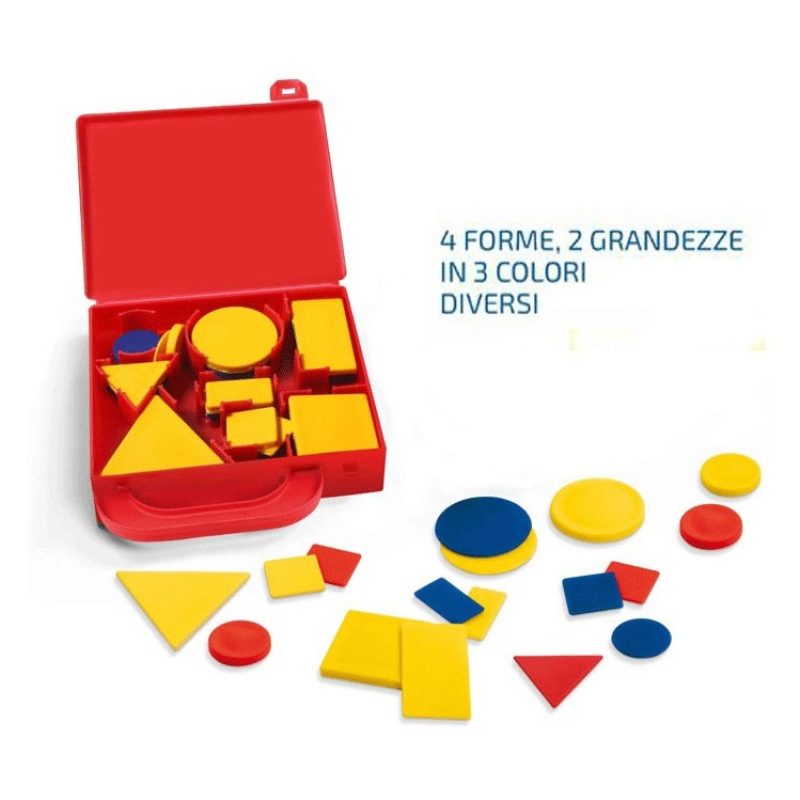Harty Valigetta con Blocchi Logici in Plastica Gioco Didattico 48 p...