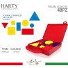 Harty Valigetta con Blocchi Logici in Plastica Gioco Didattico 48 p...