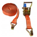 Fascia cinghia con tenditore portapacchi ganci a J uncino cricchetto 10M