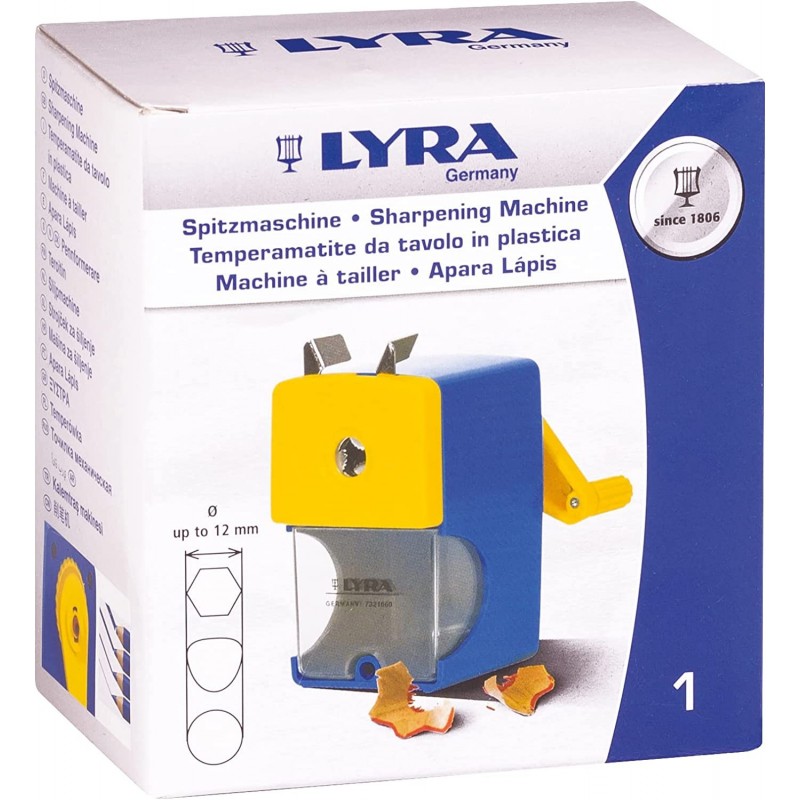 Lyra Temperino Temperamatite Da Tavolo A Manovella ufficio cancelle...