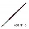 Giotto 12x Set Pennelli setola manico lungo pittura olio punta tond...