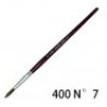 Giotto 12x Set Pennelli setola manico lungo pittura olio punta tond...
