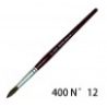 Giotto 12x Set Pennelli setola manico lungo pittura olio punta tond...