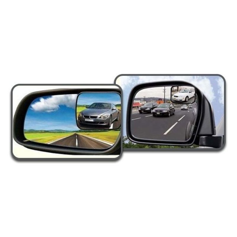 Set 2 specchietti specchi retrovisori auto camper roulotte rimorchio punto cieco