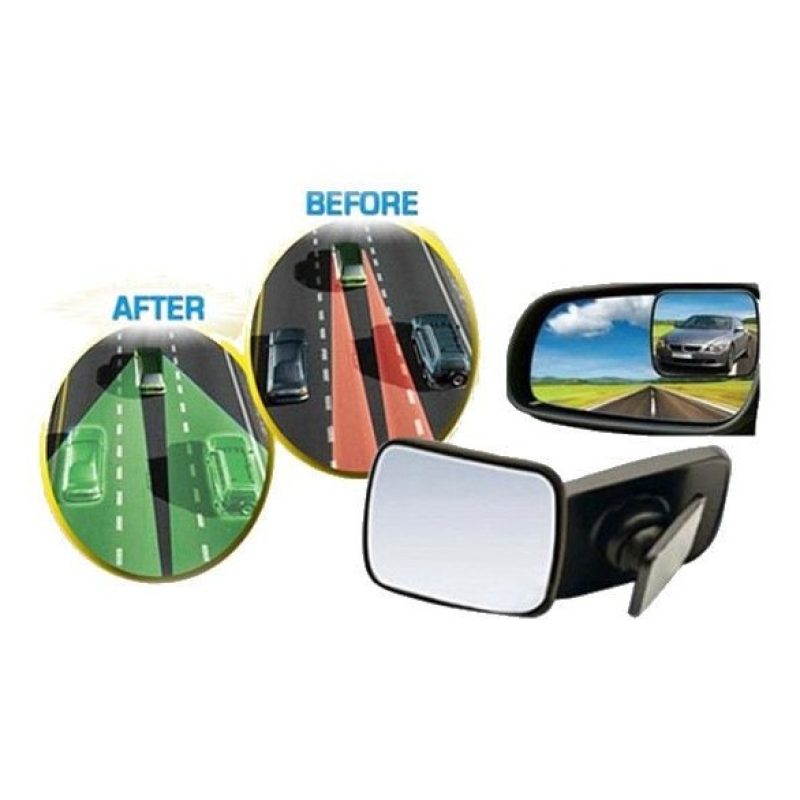 Set 2 specchietti specchi retrovisori auto camper roulotte rimorchio punto cieco