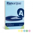 RISMA CARTONCINO RISMACQUA 90GR A3 DA 300 FOGLI TINTA TENUE FAVINI 5 COLORI