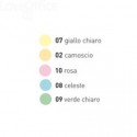 RISMA CARTONCINO RISMACQUA 90GR A3 DA 300 FOGLI TINTA TENUE FAVINI 5 COLORI