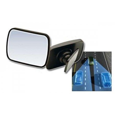 Set 2 specchietti specchi retrovisori auto camper roulotte rimorchio punto cieco