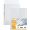 25/50 Buste a foratura universale A4 trasparenti raccoglitore ad anelli 22x30cm
