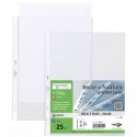 25/50 Buste a foratura universale A4 trasparenti raccoglitore ad anelli 22x30cm