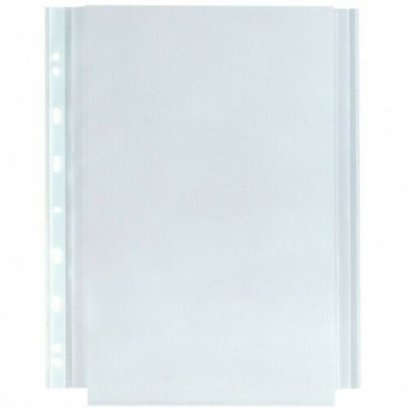 50 Buste a foratura universale A5 trasparenti raccoglitore ad anelli 15x21cm