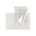 100x Buste a foratura universale A4 trasparenti raccoglitore ad anelli 22x30cm