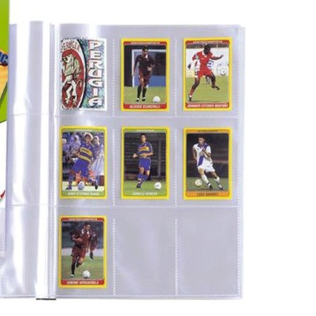 ALBUM DA 30 BUSTE PORTA FIGURINE COLLEZIONE 9 TASCHE ALBUM carte raccoglitore