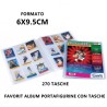 Favorit ALBUM DA 30 BUSTE PORTA FIGURINE COLLEZIONE 9 TASCHE ALBUM ...