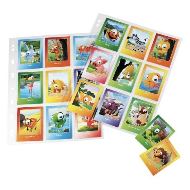 Favorit ALBUM DA 30 BUSTE PORTA FIGURINE COLLEZIONE 9 TASCHE ALBUM ...