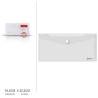 Harty Set da 12 Buste con bottone trasparente custodia porta docume...