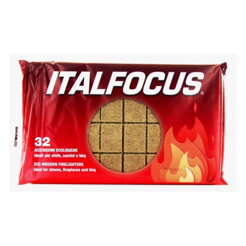 Generico 192x cubi Accendifuoco Ecologico Italfocus 6 CONFEZIONI DA...