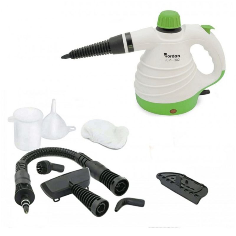 Jordan JORDAN Pulitore a vapore elettrico PORTATILE MULTIUSO 1050 W...