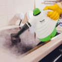 JORDAN Pulitore a vapore elettrico PORTATILE MULTIUSO 1050 WATT 400ml 105°C casa