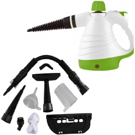 JORDAN Pulitore a vapore elettrico PORTATILE MULTIUSO 1050 WATT 400ml 105°C casa