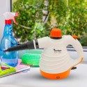 JORDAN Pulitore a vapore elettrico PORTATILE MULTIUSO 1050 WATT 400ml 105°C casa