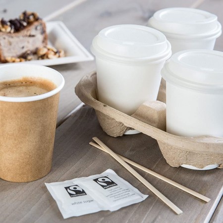 600 palette caffè in legno ecologiche monouso palettine imbustate singolarmente