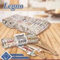 600 palette caffè in legno ecologiche monouso palettine imbustate singolarmente
