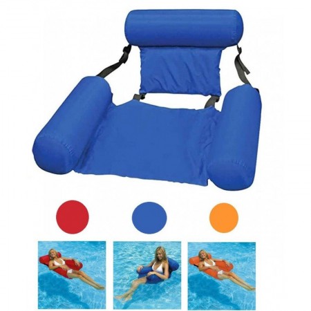 POLTRONA GONFIABILE GALLEGGIANTE PER MARE PISCINA LETTINO SEDIA RELAX ESTATE