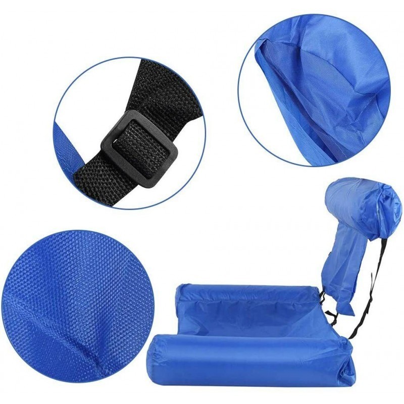 Hongu POLTRONA GONFIABILE GALLEGGIANTE PER MARE PISCINA LETTINO SED...