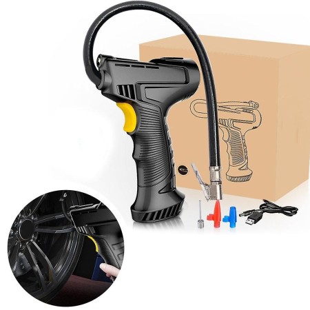 Compressore ad  Aria per auto senza fili 120W gonfiatore per pneumatici moto 12V