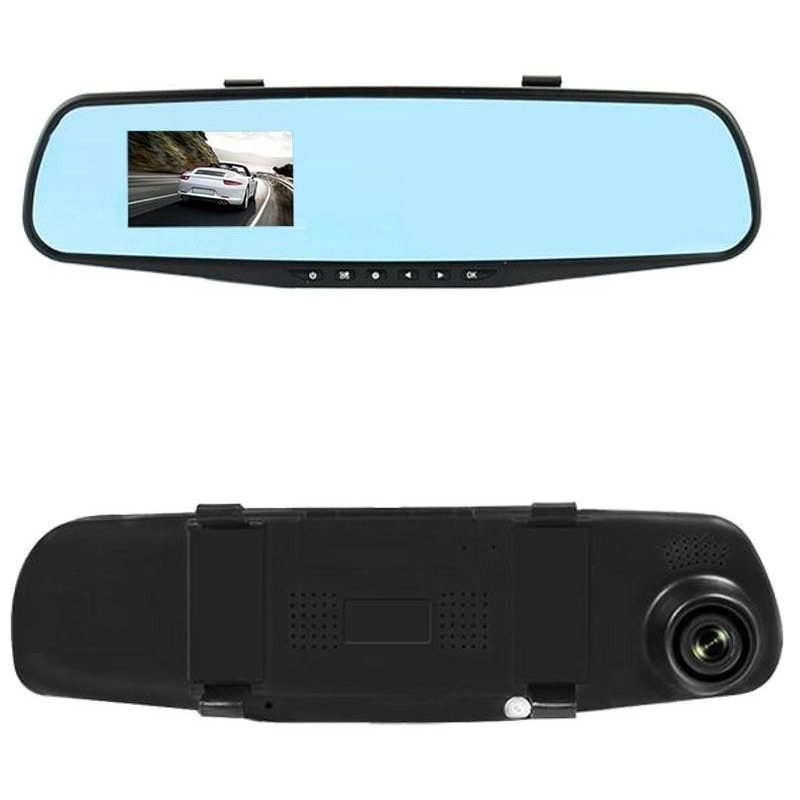 Specchietto retrovisore con telecamera scatola nera registrazione auto schermo