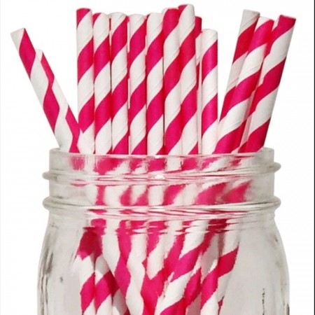 150x Cannucce di carta monouso 22cm x 6mm festa party compleanni cocktail bibite