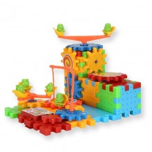 Puzzle toy gioco educativo centinaia combinazioni realizzabili costruzioni 81pc
