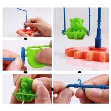 Puzzle toy gioco educativo centinaia combinazioni realizzabili costruzioni 81pc