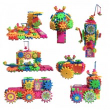 Puzzle toy gioco educativo centinaia combinazioni realizzabili costruzioni 81pc