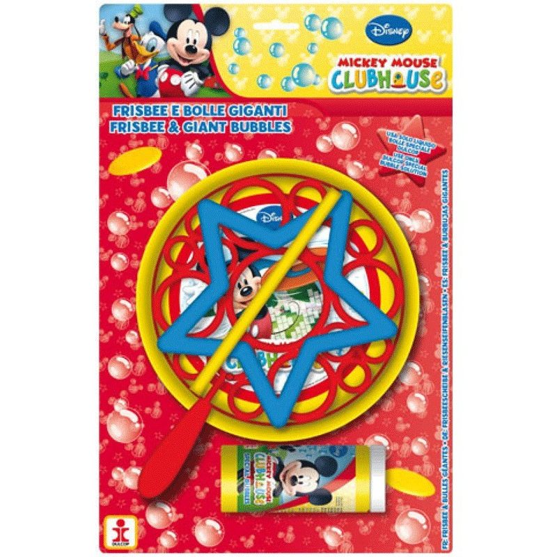 Dulcop 6x BACCHETTA SOFFIATORE TOPOLINO BOLLE DI SAPONE GRANDI FRIS...