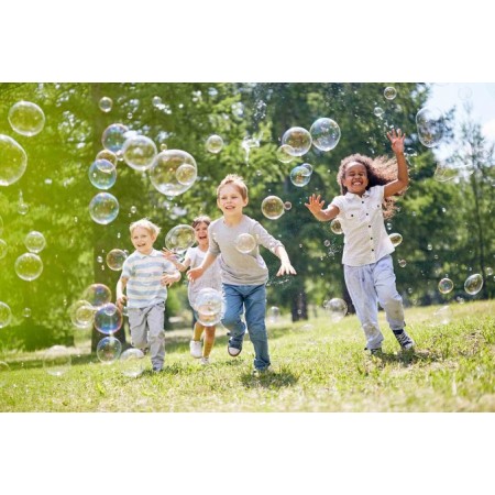 6x BACCHETTA SOFFIATORE TOPOLINO BOLLE DI SAPONE GRANDI FRISBEE gioco bambini