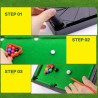 Hongu Mini biliardo giocattolo gioco da tavolo carambola bambini 11...