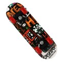 Skateboard rotelle bambini 45x13cm fantasia colorato skate legno ragazzi sport