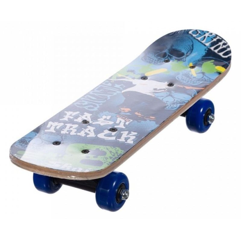 Hongu Skateboard rotelle bambini 45x13cm fantasia colorato skate le...