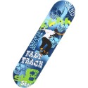 Skateboard rotelle bambini 45x13cm fantasia colorato skate legno ragazzi sport