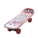Skateboard rotelle bambini 45x13cm fantasia colorato skate legno ragazzi sport